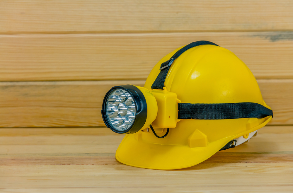 Hard Hat with Torch