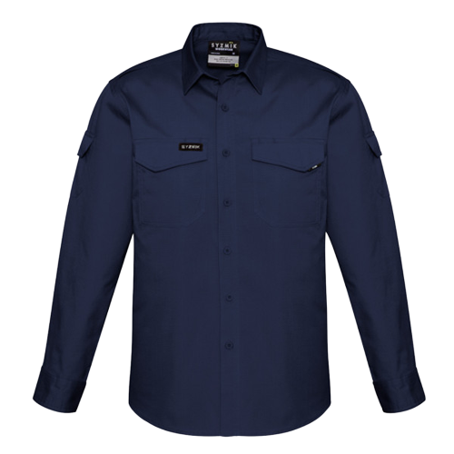 Men's Rugged Cooling Long Sleeve Shirt (blue)