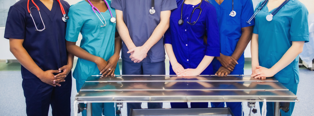 Healthcare Staff wearing Scrubs